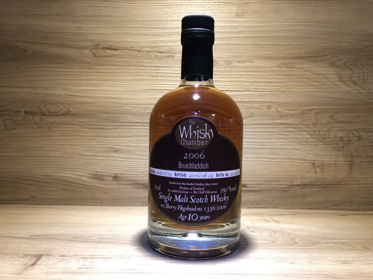 Bruichladdich, 10 Jahre, Whisky Chamber, Sherry Cask, Whiskyprobierset Scotch Sense