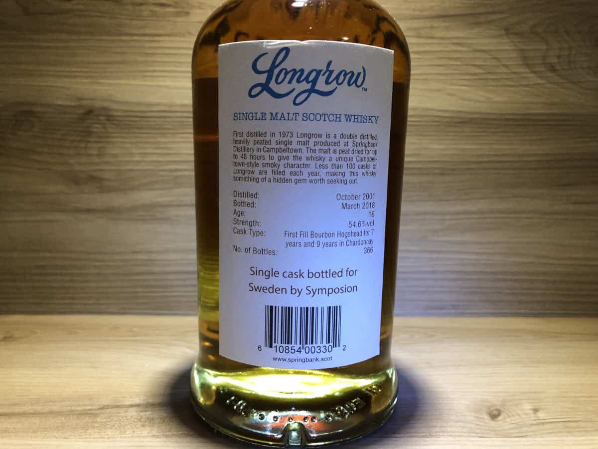 Longrow 16 Sweden by Symposion, Scotch Sense, schottischer Whisky kaufen
