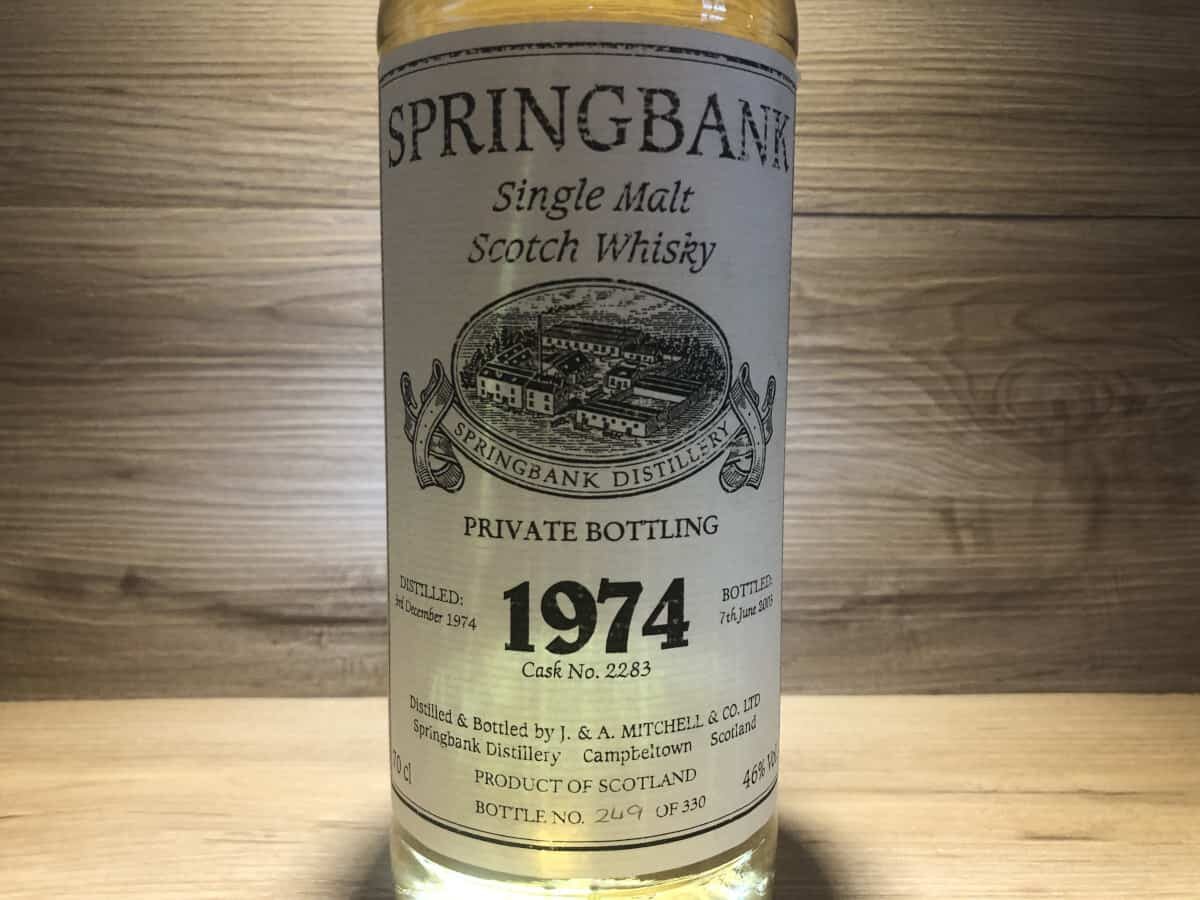 Springbank 1974 28 Jahre, Whisky Springbank Raritäten bei Scotchsense, Whisky Tasting Set, Whisky Online Tasting bei Scotch Sense