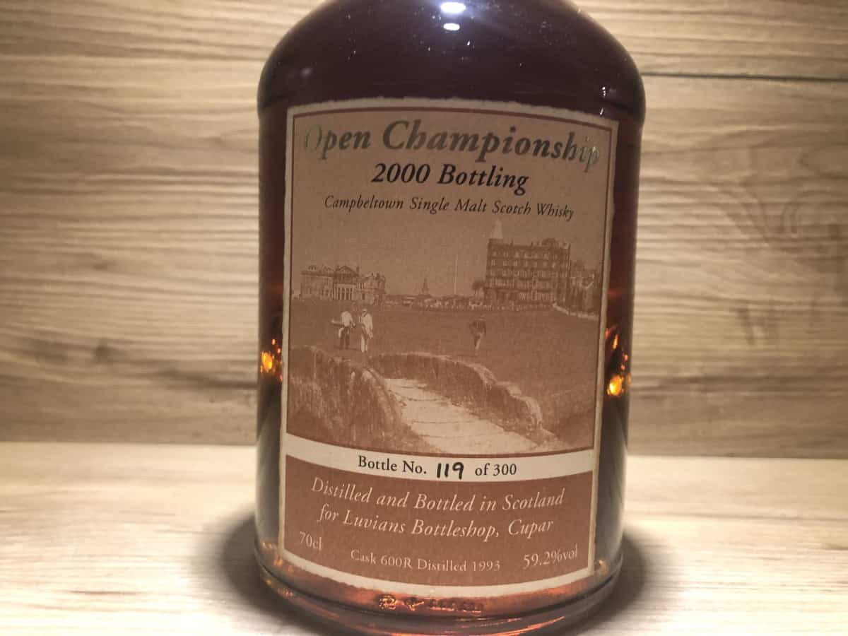 Springbank Open Championship 2000 Bottling Signatory, Whisky Raritäten bei Scotch Sense kaufen