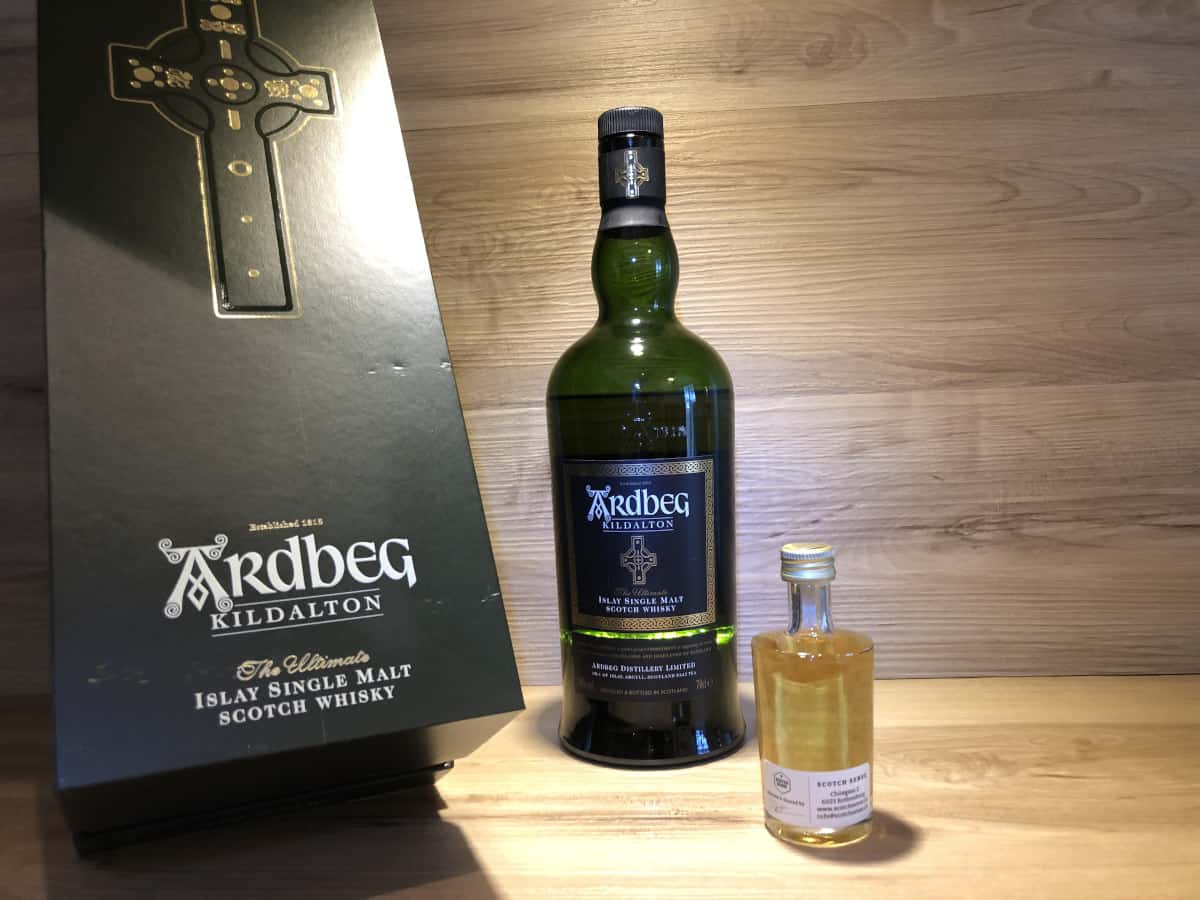 Probierflasche Ardbeg Kidalton 2014, Rarität, Scotch Whisky online kaufen und teilen