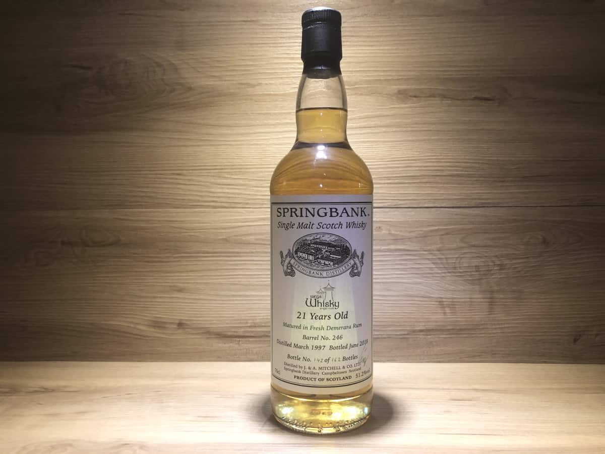 Springbank 1997 21 Wega Whisky Demerara Rum, Scotch Whisky Raritäten online teilen und kaufen