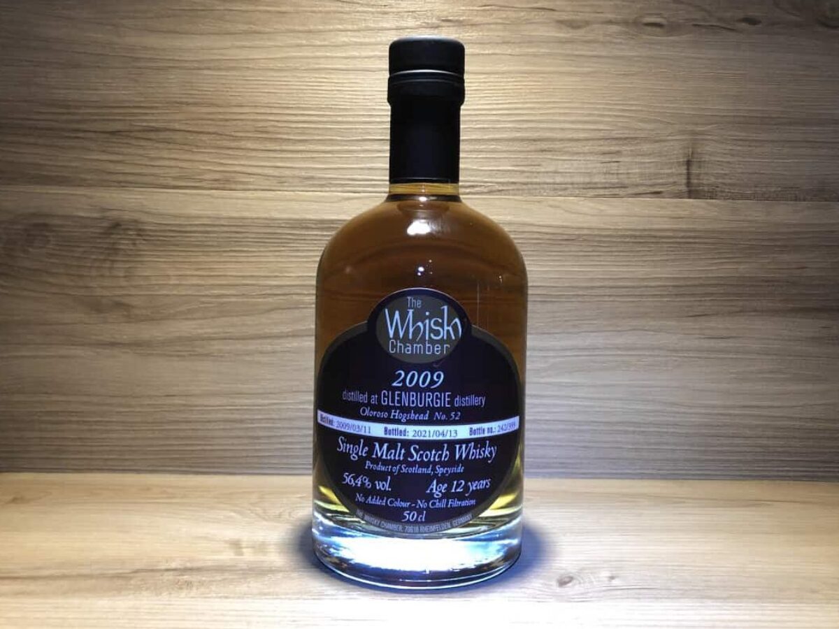 Glenburgie 12 Jahre, the Whisky Chamber, Limitierte Flaschen bei Scotchsense teilen und kaufen