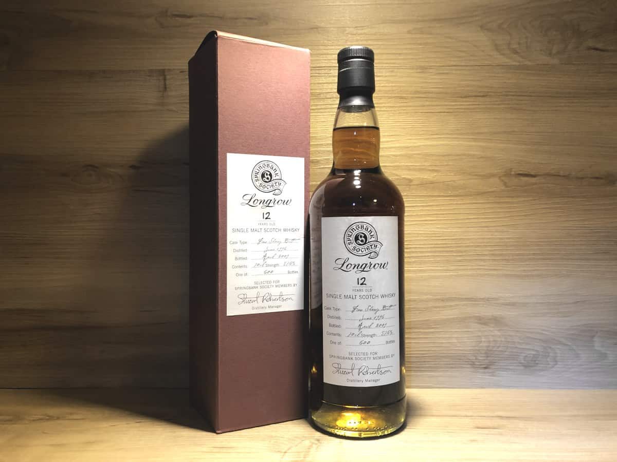 Longrow 1996 Society 12 Jahre Fino Sherry Butt. Scotch Whisky online teilen und kaufen