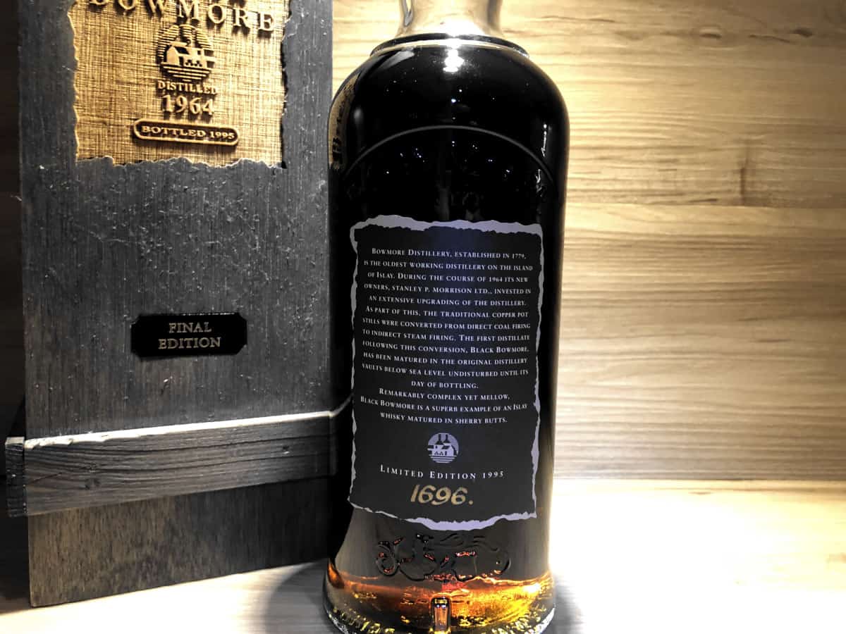 Bowmore Black 1964 31 Jahre Final Edition, Scotch Sense Whisky Raritäten online teilen und kaufen