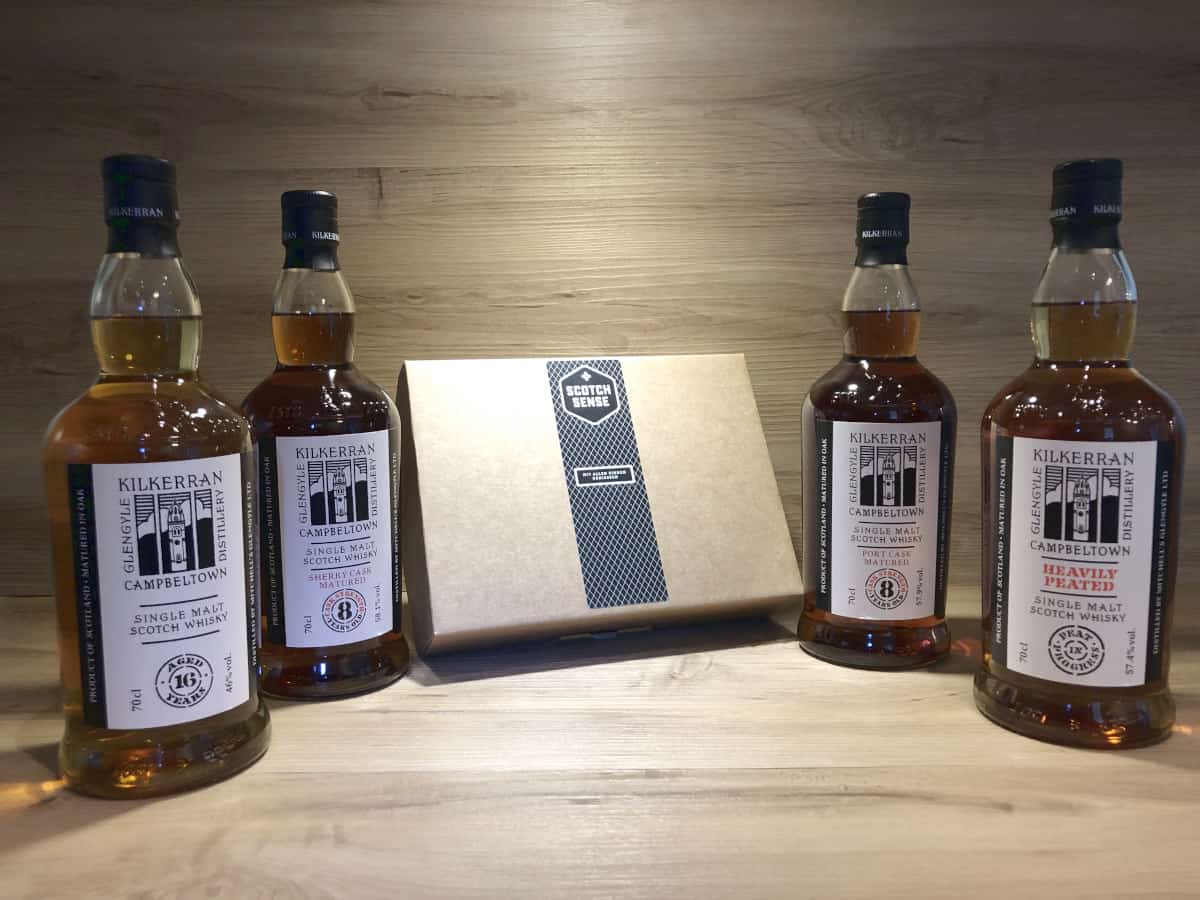 Whisky Tastingset Kilkerran, Springbank Raritäten bei Scotchsense teilen und kaufen
