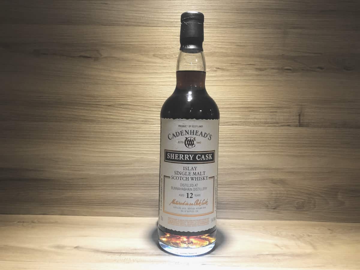 Bunnahabhain Cadenhead 12 Sherry Cask 12 years 2022 Whisky Geschenkset bei Scotchsense