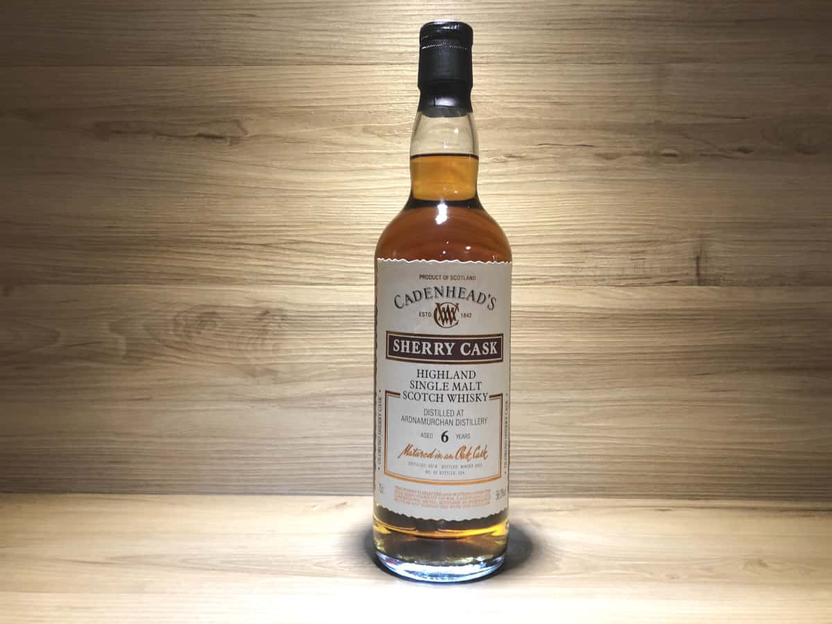 Ardnamurchan Cadenhead Sherry Cask 6 years Whisky Rarität