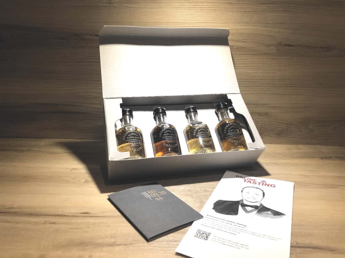 Ardnamurchan First Tastingset, First Edition Whisky Tasting Set, Scotch Sense Ardnamurchan Raritäten