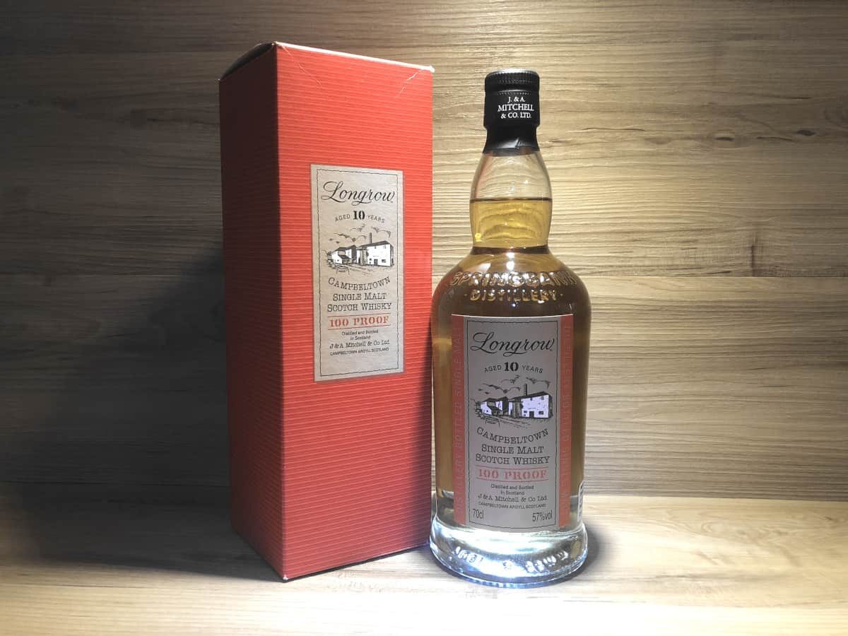 Longrow 10 100 Proof, Springbank Whisky Rarität bei Scotch Sense