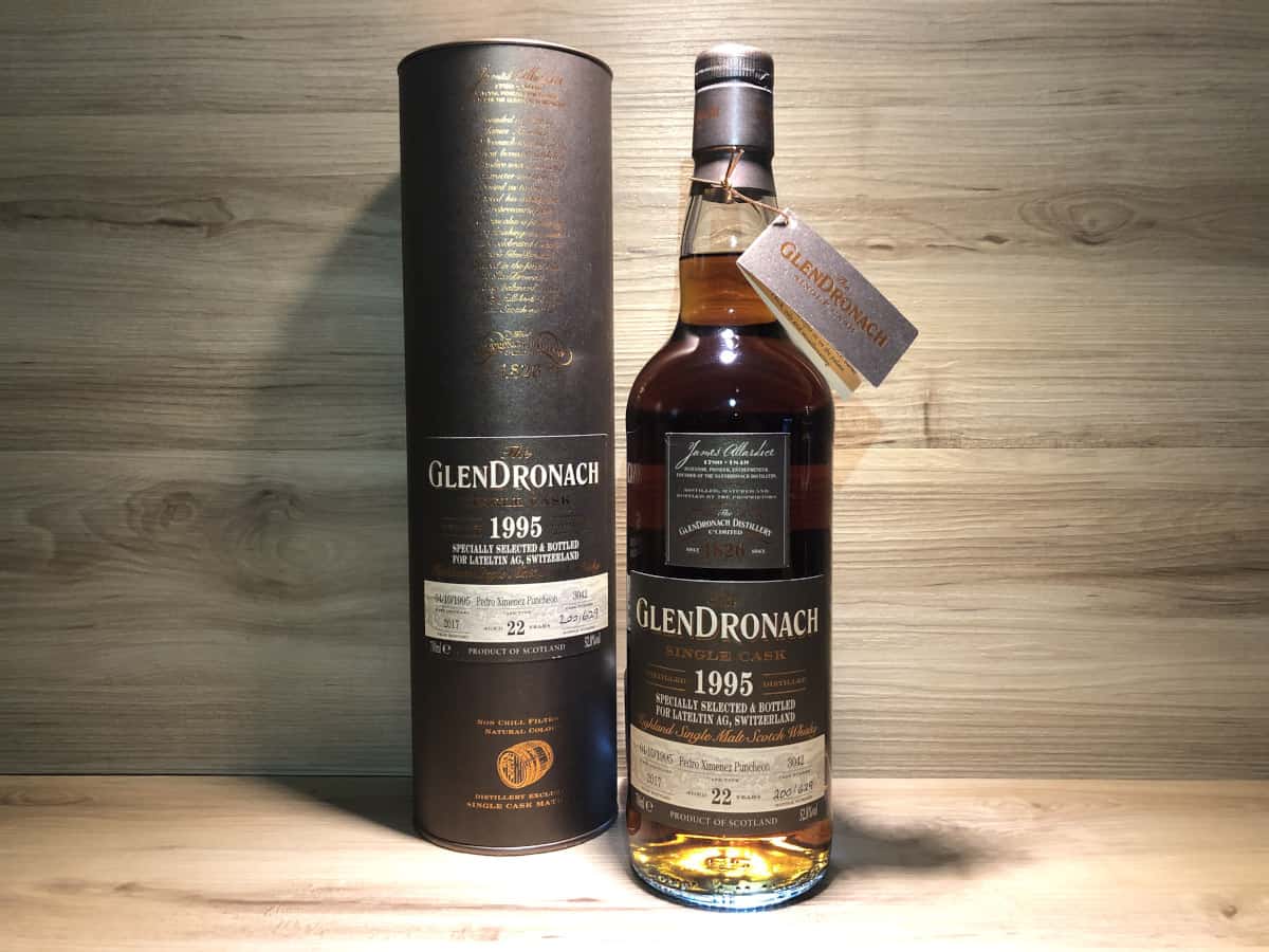 Glendronach 1995 22 PX, Lateltin Single Cask, Whisky Rarity Raritäten bei Scotch Sense kaufen