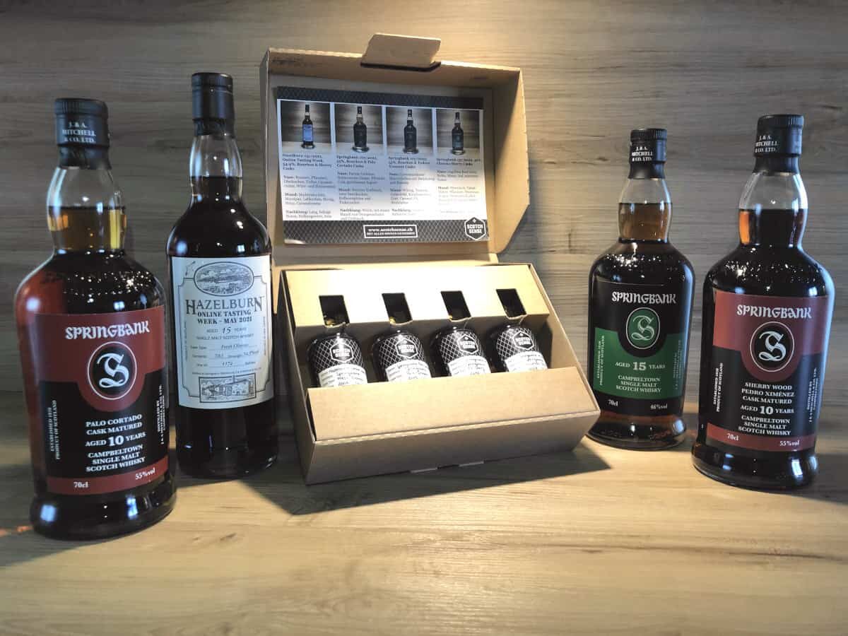 Tastingset Springbank Sherry, Whisky Tasting Set bei Scotch Sense kaufen