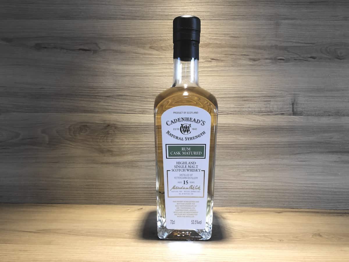 Fettercairn Rum Cadenhead 15 years 53.5%, Whisky bei Scotch Sense online teilen und kaufen